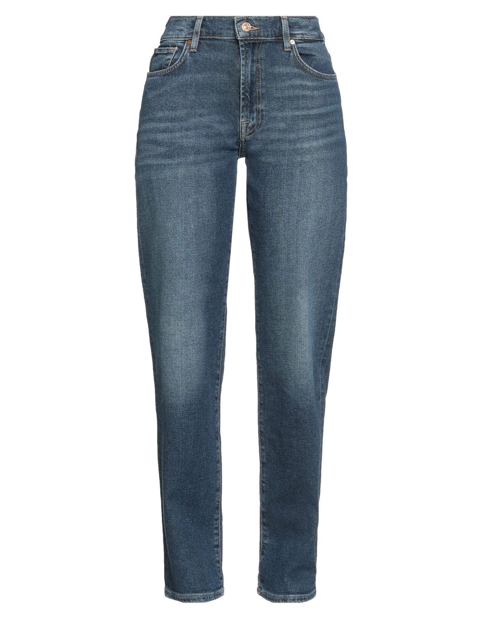 7 FOR ALL MANKIND Jeanshose Damen Blau 7 FOR ALL MANKIND Jeanshose Damen Blau von 7 FOR ALL MANKIND