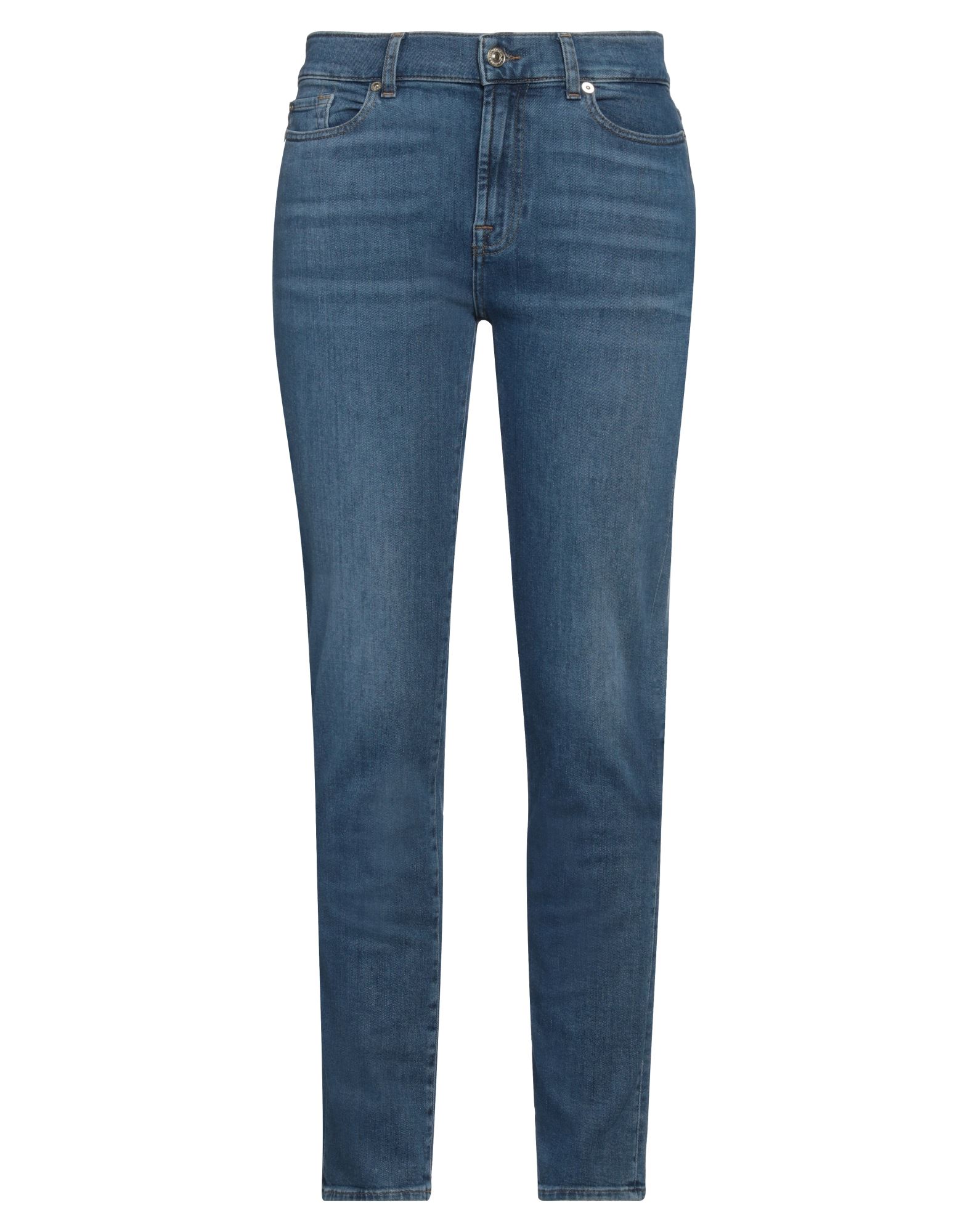 7 FOR ALL MANKIND Jeanshose Damen Blau 7 FOR ALL MANKIND Jeanshose Damen Blau von 7 FOR ALL MANKIND