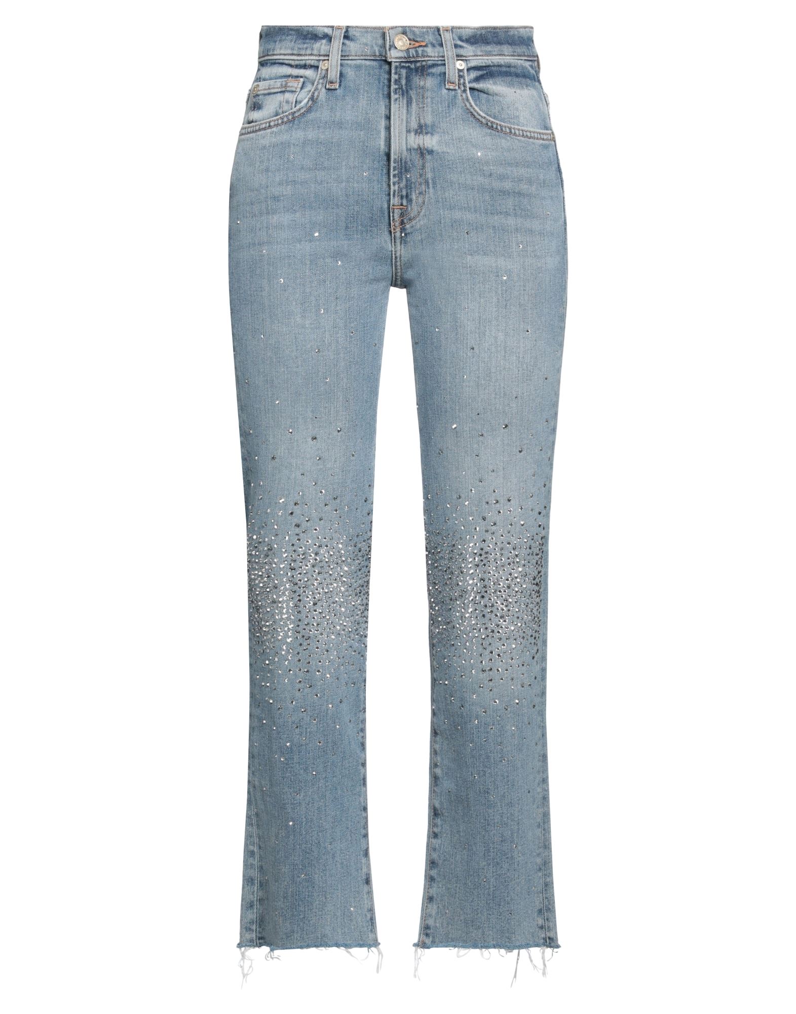 7 FOR ALL MANKIND Jeanshose Damen Blau 7 FOR ALL MANKIND Jeanshose Damen Blau von 7 FOR ALL MANKIND