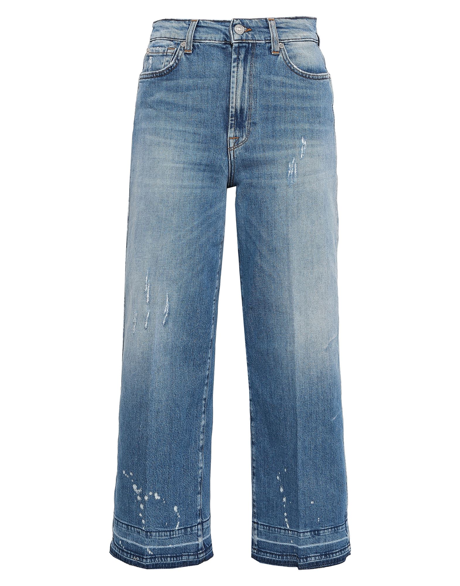 7 FOR ALL MANKIND Jeanshose Damen Blau 7 FOR ALL MANKIND Jeanshose Damen Blau von 7 FOR ALL MANKIND