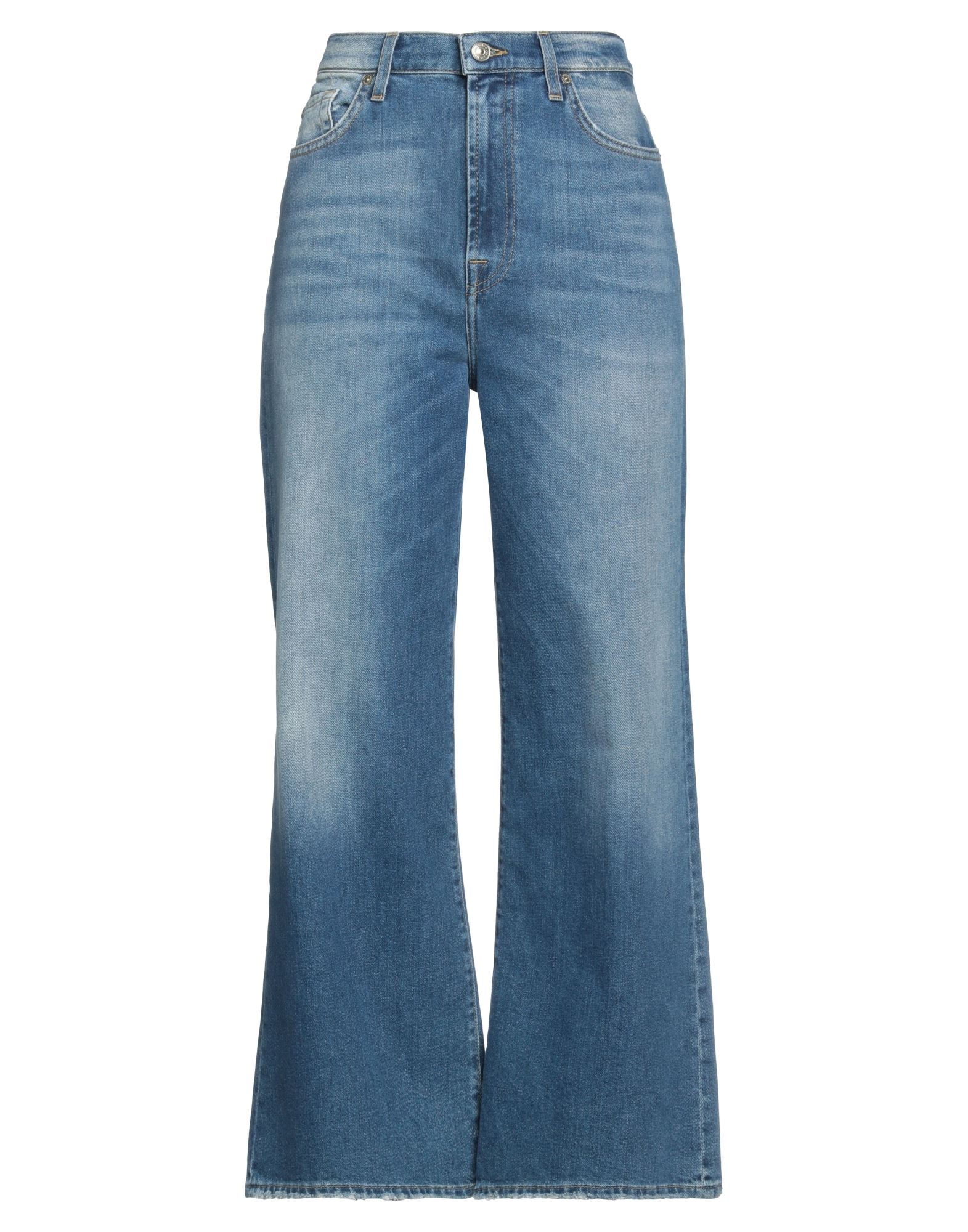 7 FOR ALL MANKIND Jeanshose Damen Blau 7 FOR ALL MANKIND Jeanshose Damen Blau von 7 FOR ALL MANKIND