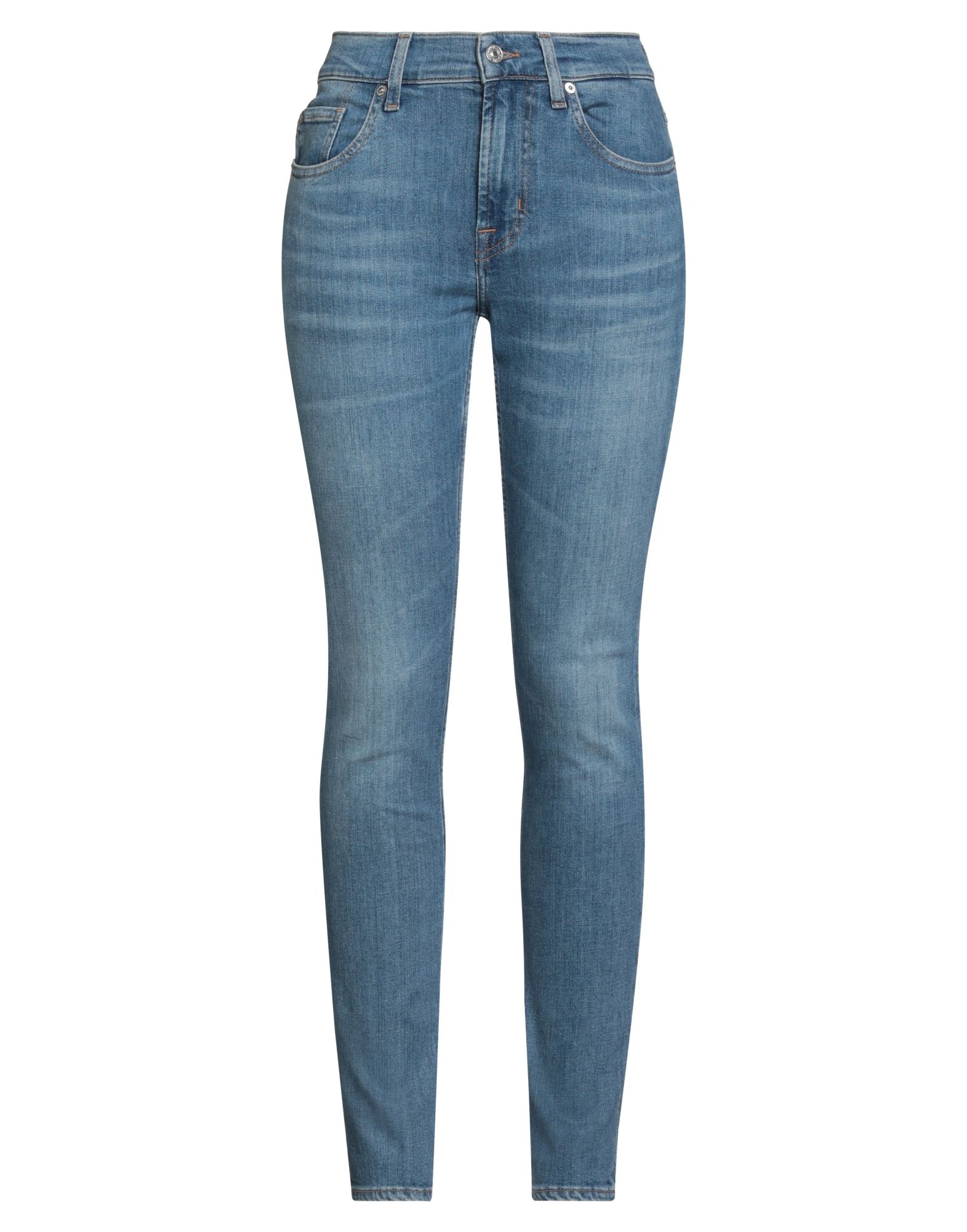 7 FOR ALL MANKIND Jeanshose Damen Blau 7 FOR ALL MANKIND Jeanshose Damen Blau von 7 FOR ALL MANKIND