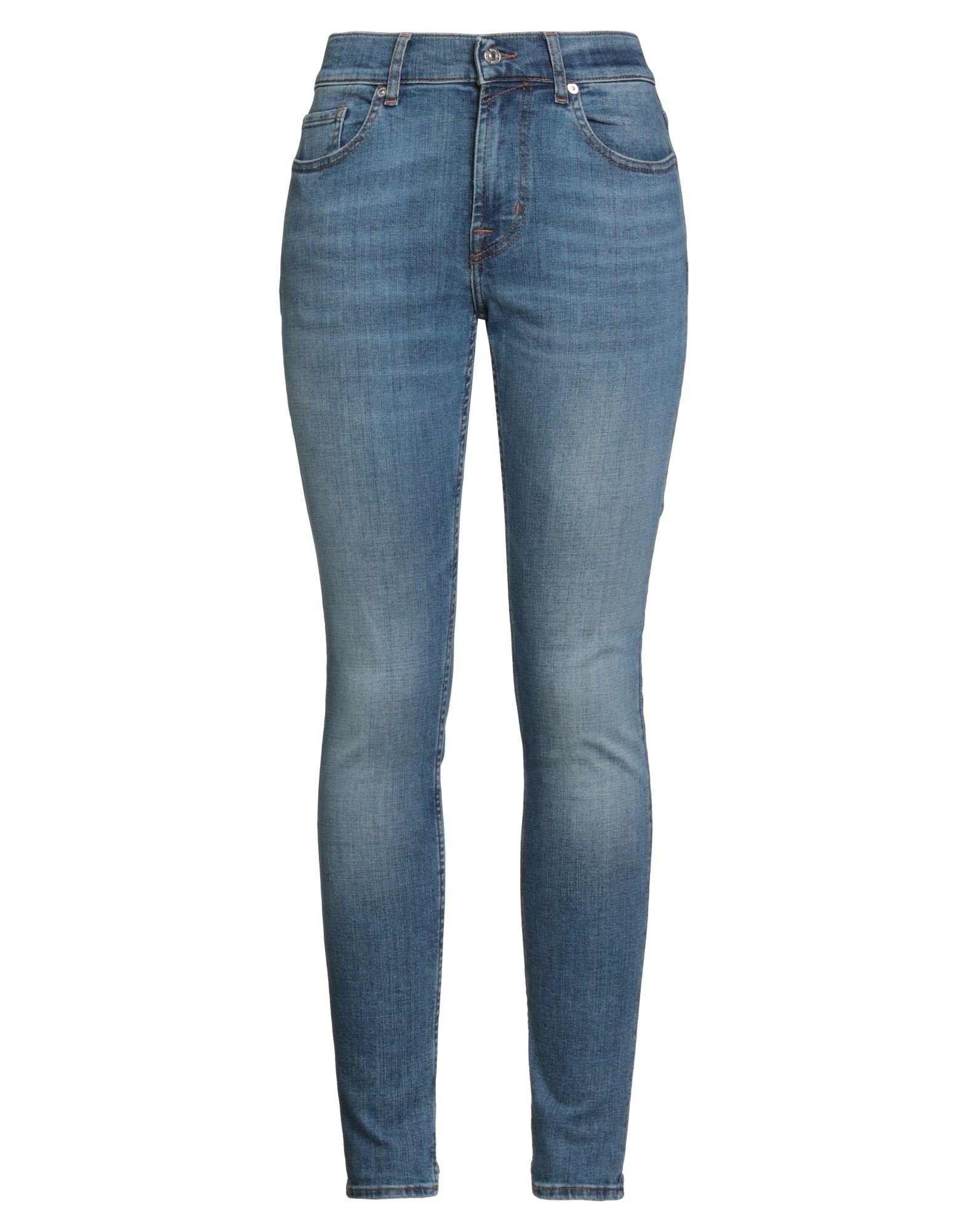 7 FOR ALL MANKIND Jeanshose Damen Blau 7 FOR ALL MANKIND Jeanshose Damen Blau von 7 FOR ALL MANKIND
