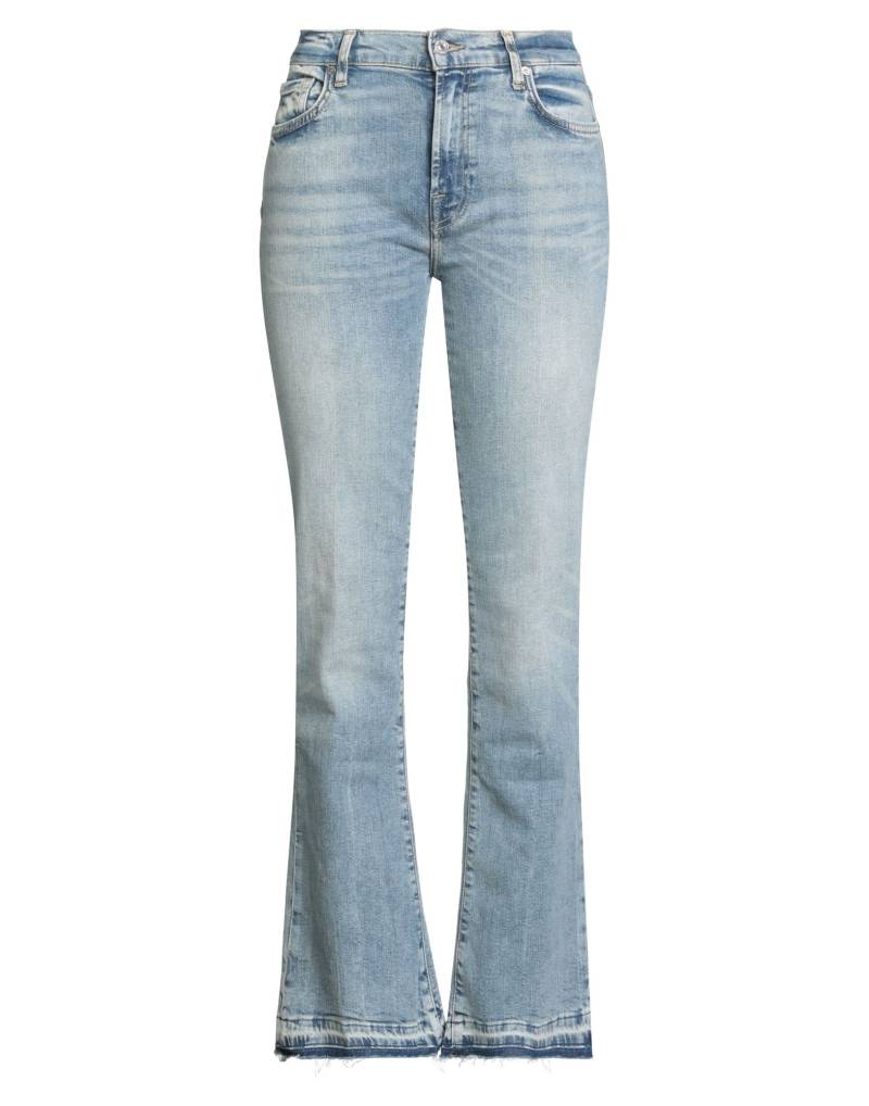 7 FOR ALL MANKIND Jeanshose Damen Blau 7 FOR ALL MANKIND Jeanshose Damen Blau von 7 FOR ALL MANKIND