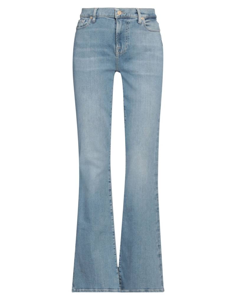 7 FOR ALL MANKIND Jeanshose Damen Blau 7 FOR ALL MANKIND Jeanshose Damen Blau von 7 FOR ALL MANKIND