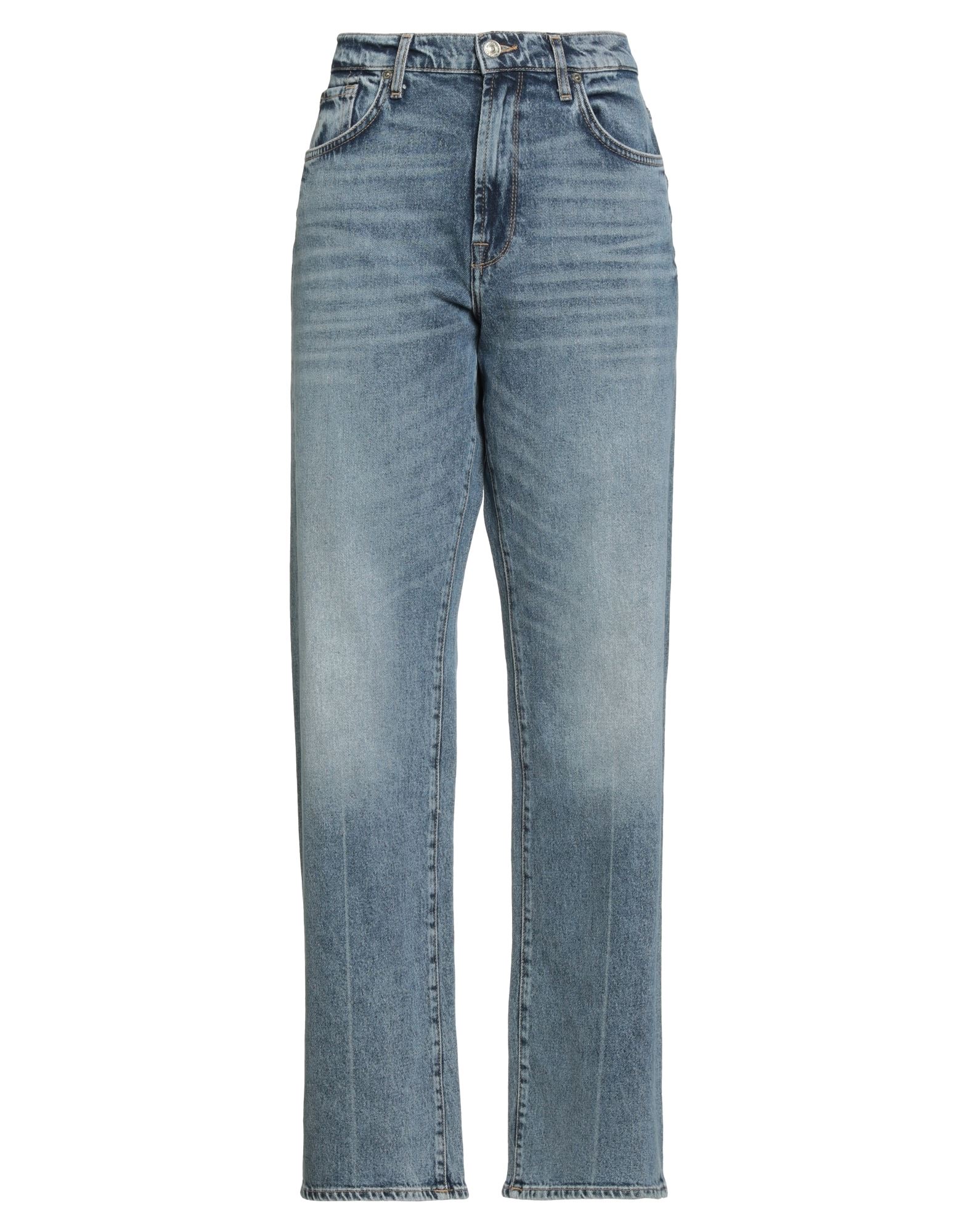 7 FOR ALL MANKIND Jeanshose Damen Blau 7 FOR ALL MANKIND Jeanshose Damen Blau von 7 FOR ALL MANKIND