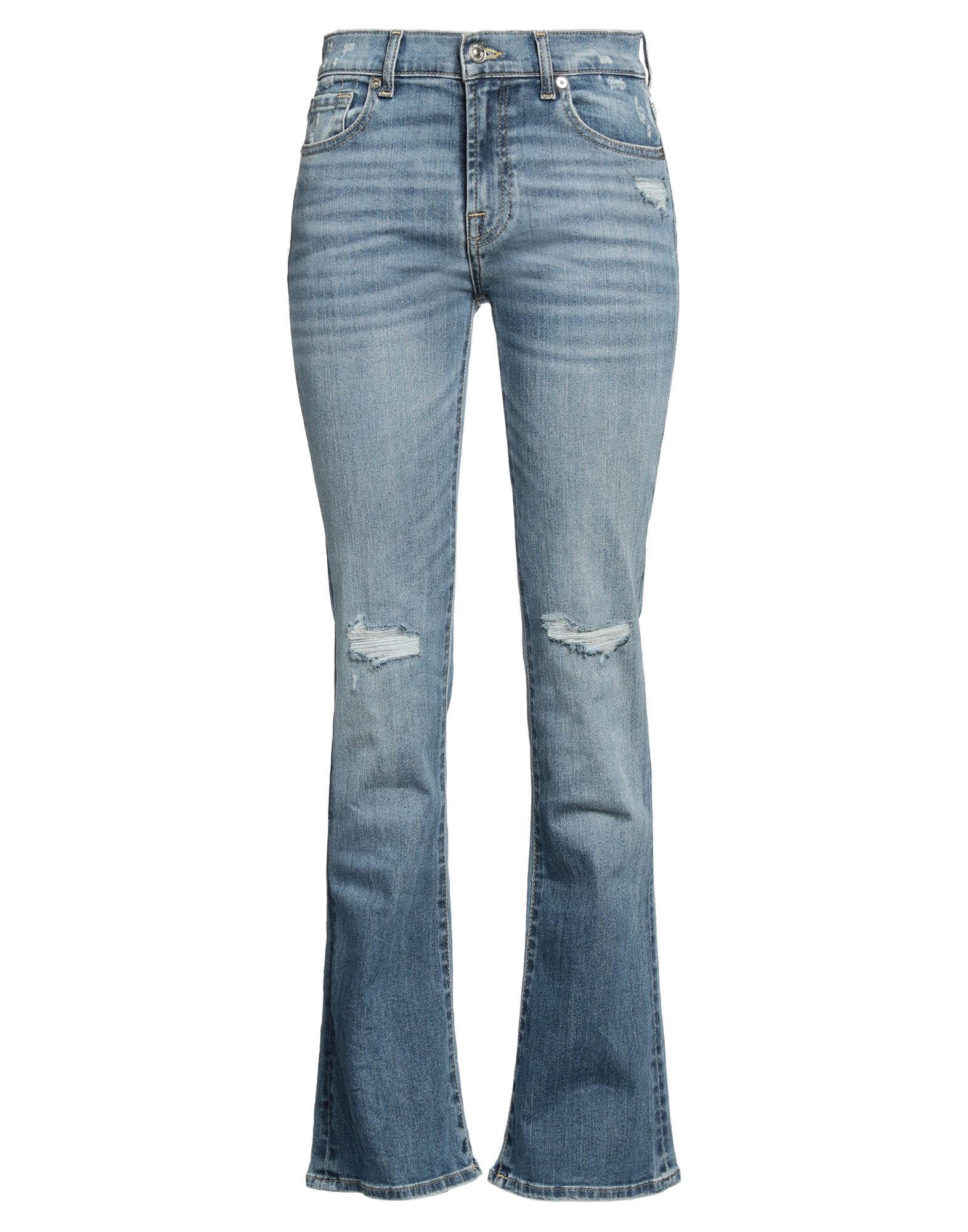 7 FOR ALL MANKIND Jeanshose Damen Blau 7 FOR ALL MANKIND Jeanshose Damen Blau von 7 FOR ALL MANKIND