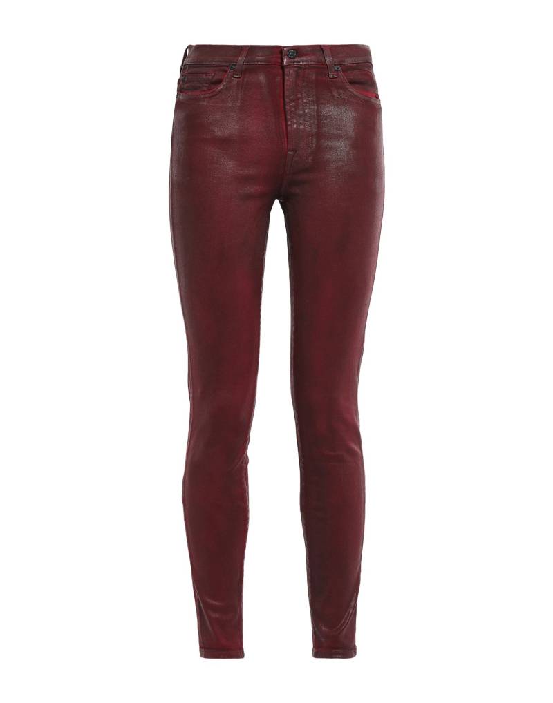 7 FOR ALL MANKIND Jeanshose Damen Bordeaux von 7 FOR ALL MANKIND