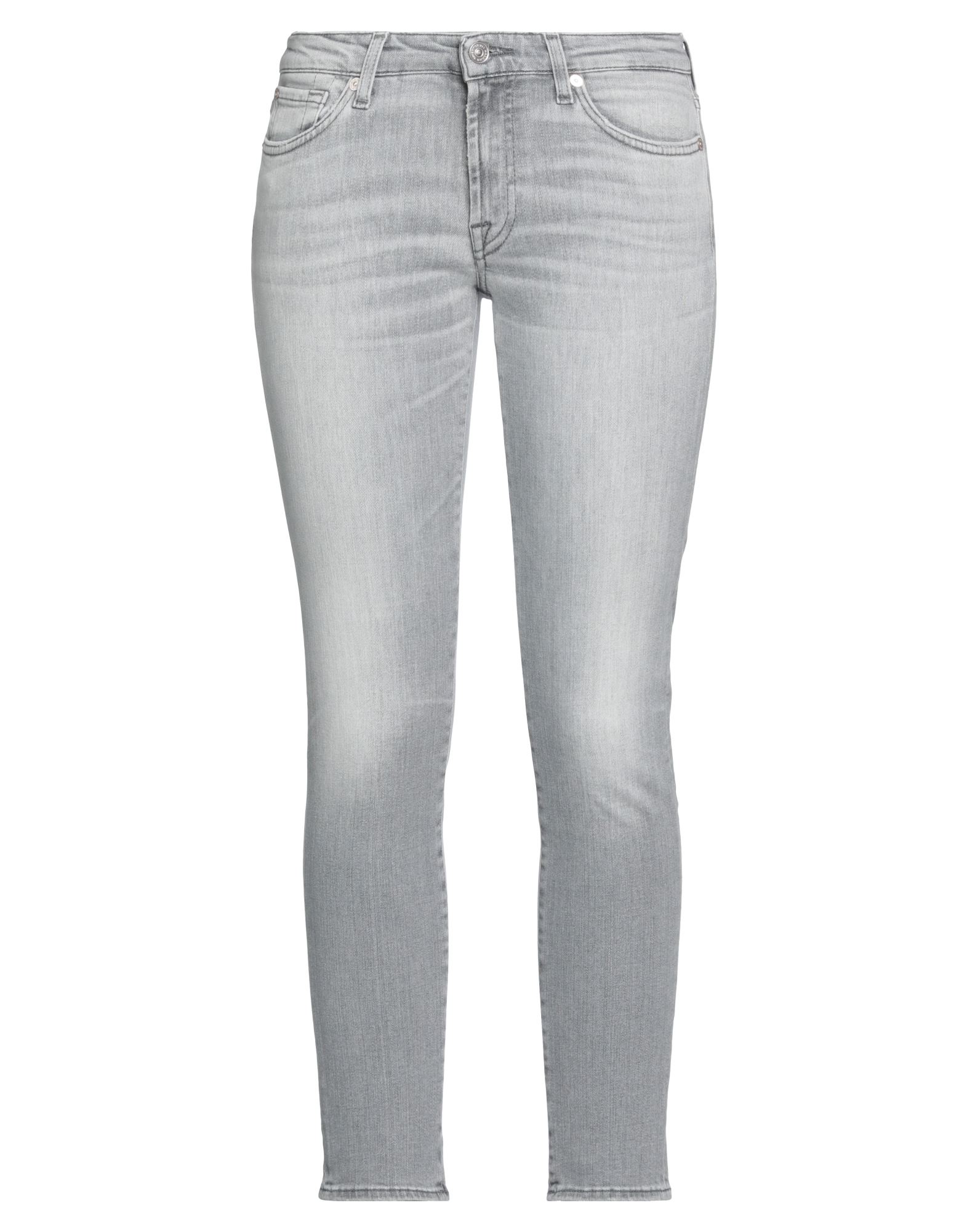 7 FOR ALL MANKIND Jeanshose Damen Grau von 7 FOR ALL MANKIND