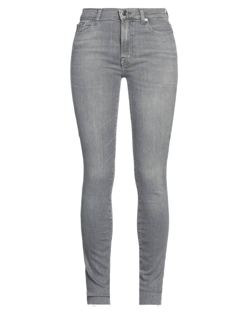 7 FOR ALL MANKIND Jeanshose Damen Grau von 7 FOR ALL MANKIND