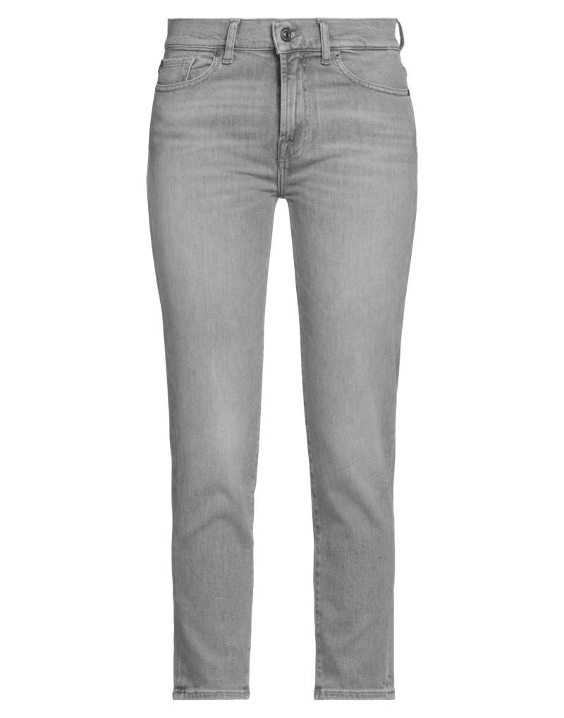 7 FOR ALL MANKIND Jeanshose Damen Grau von 7 FOR ALL MANKIND