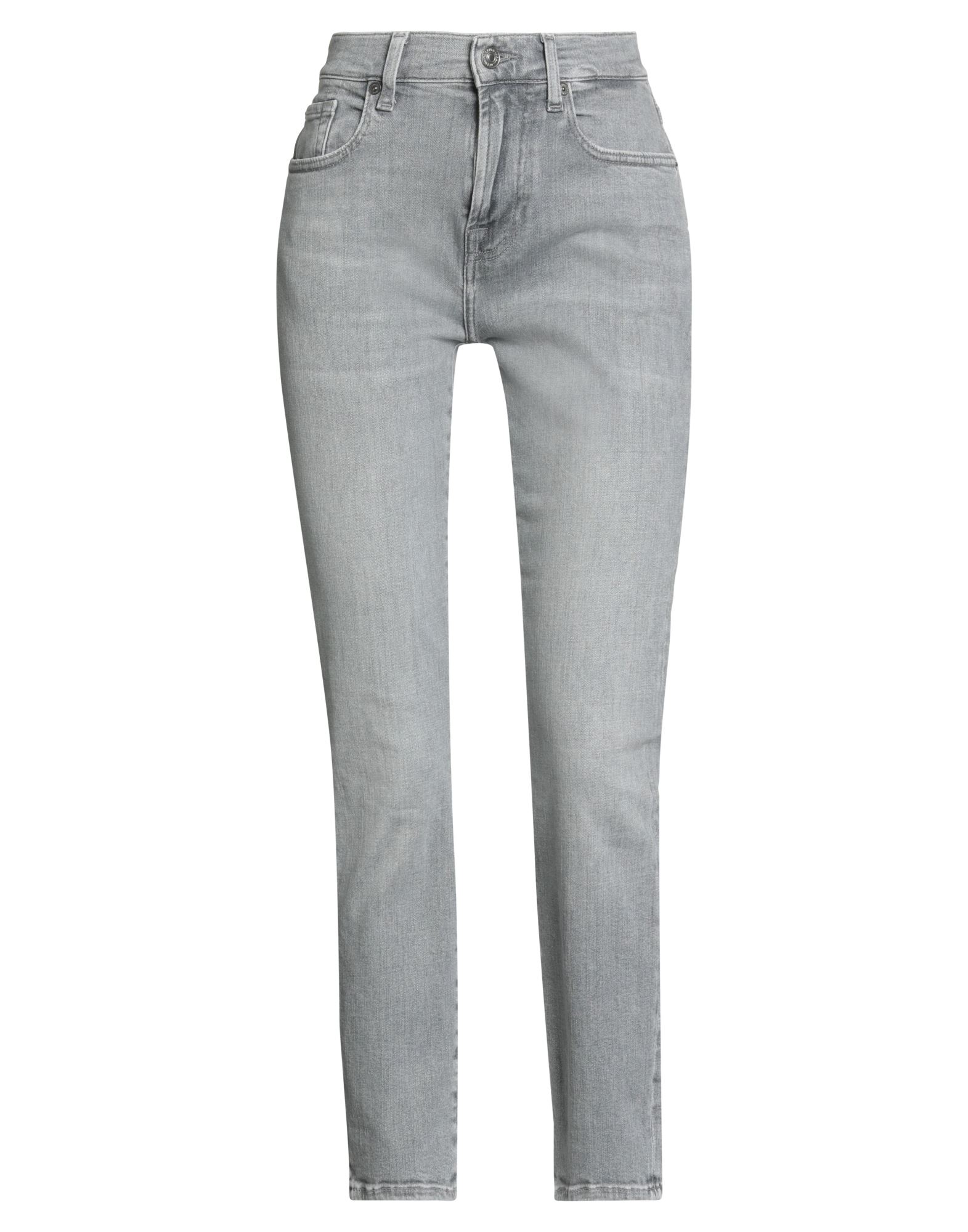 7 FOR ALL MANKIND Jeanshose Damen Grau von 7 FOR ALL MANKIND