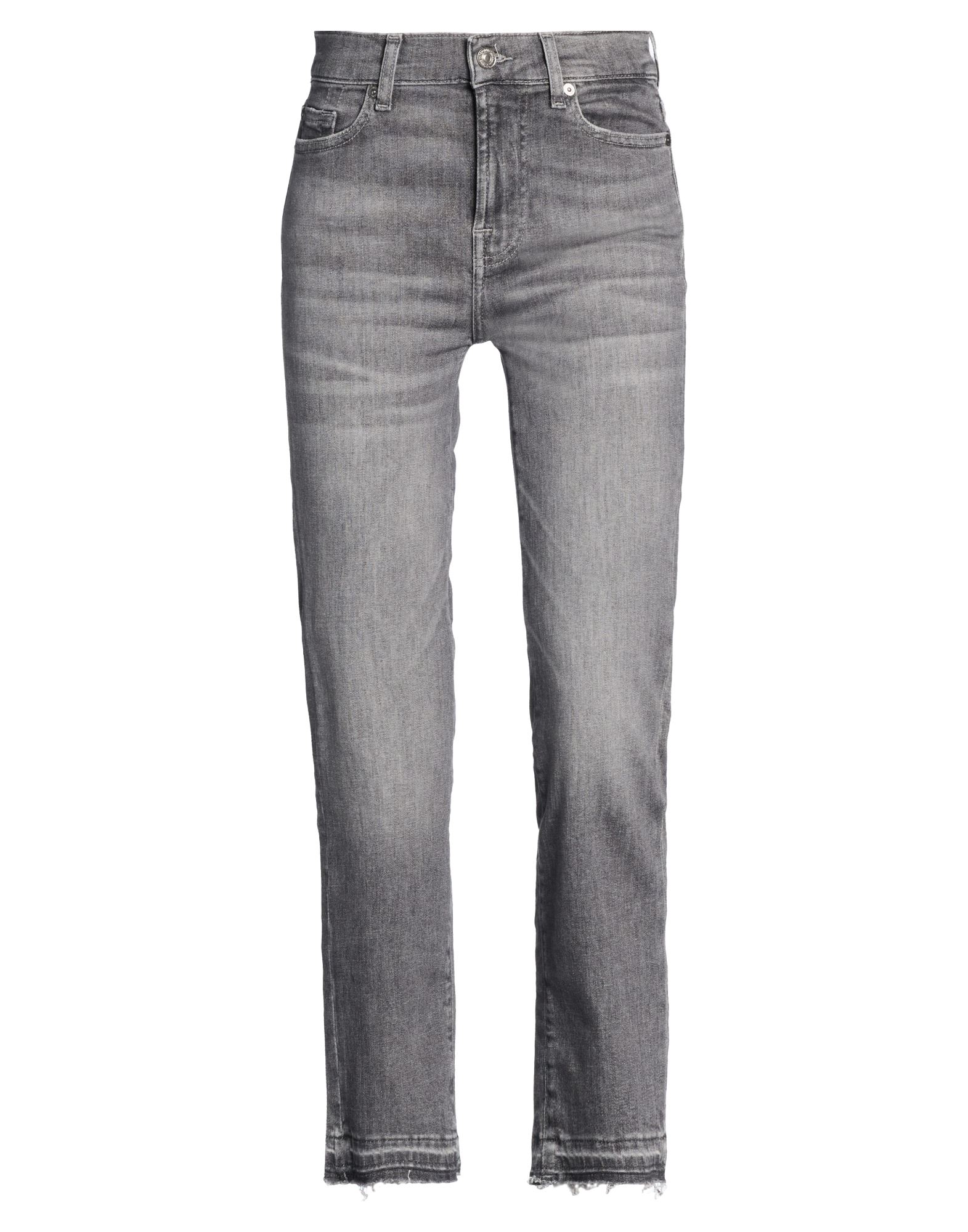 7 FOR ALL MANKIND Jeanshose Damen Grau von 7 FOR ALL MANKIND