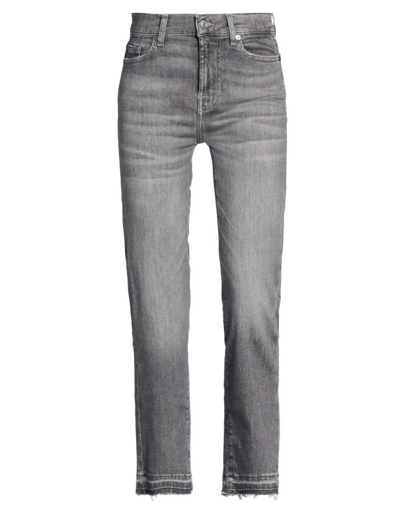 7 FOR ALL MANKIND Jeanshose Damen Grau von 7 FOR ALL MANKIND