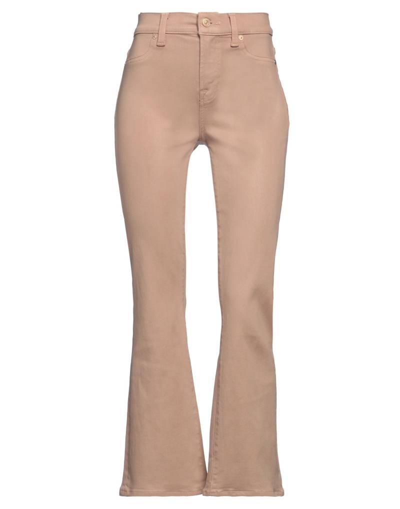7 FOR ALL MANKIND Jeanshose Damen Hellbraun von 7 FOR ALL MANKIND