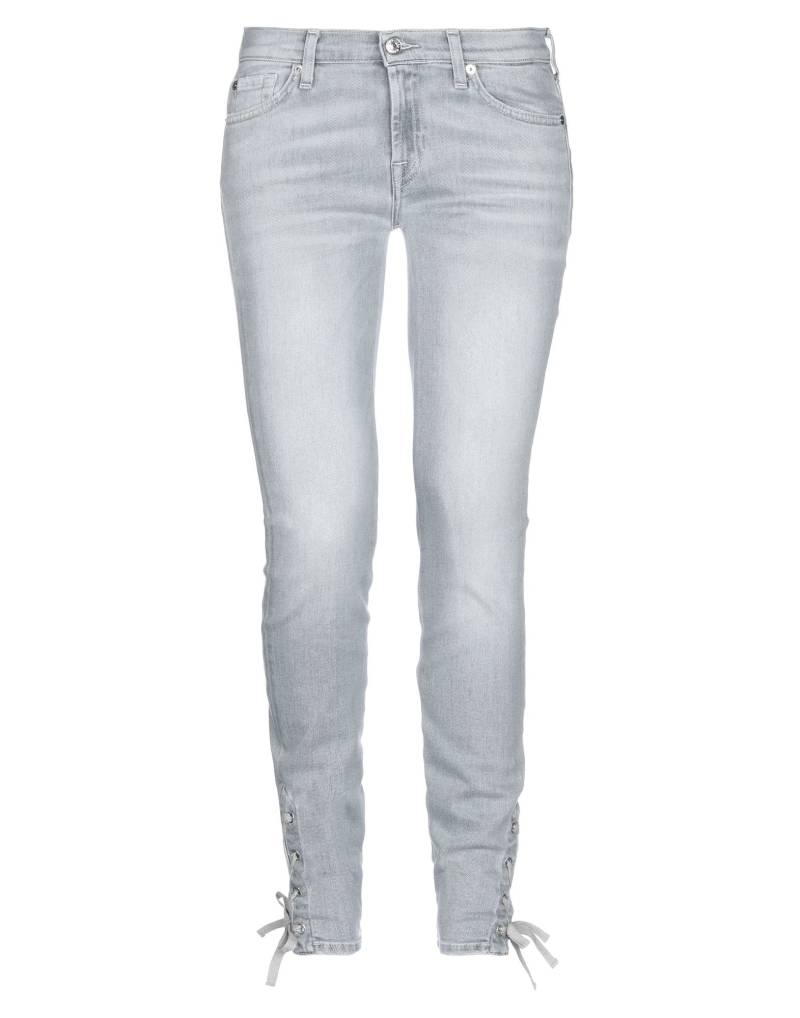 7 FOR ALL MANKIND Jeanshose Damen Hellgrau von 7 FOR ALL MANKIND