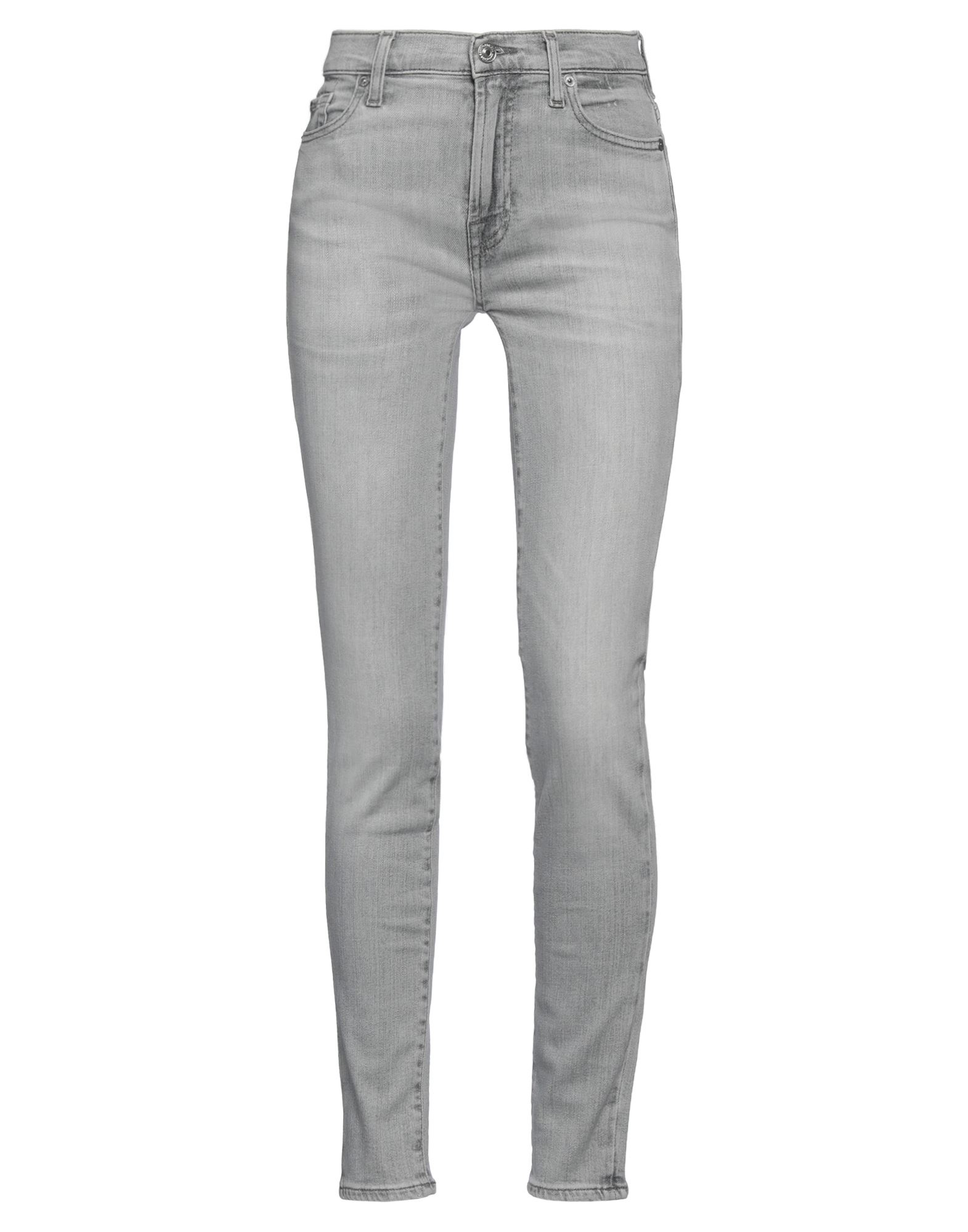 7 FOR ALL MANKIND Jeanshose Damen Hellgrau 7 FOR ALL MANKIND Jeanshose Damen Hellgrau von 7 FOR ALL MANKIND
