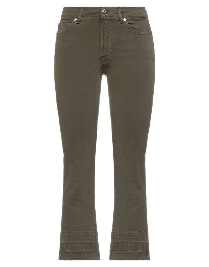 7 FOR ALL MANKIND Jeanshose Damen Militärgrün von 7 FOR ALL MANKIND
