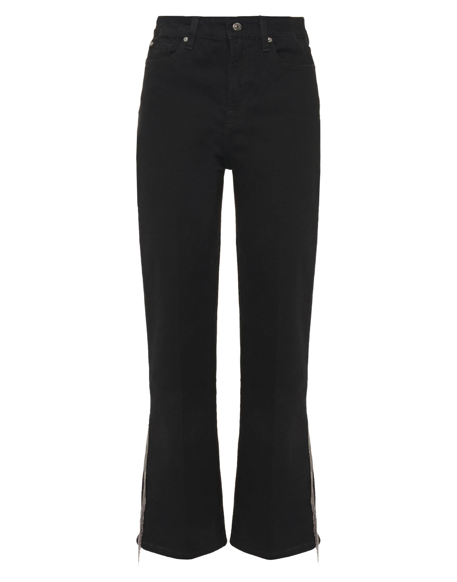 7 FOR ALL MANKIND Jeanshose Damen Schwarz 7 FOR ALL MANKIND Jeanshose Damen Schwarz von 7 FOR ALL MANKIND