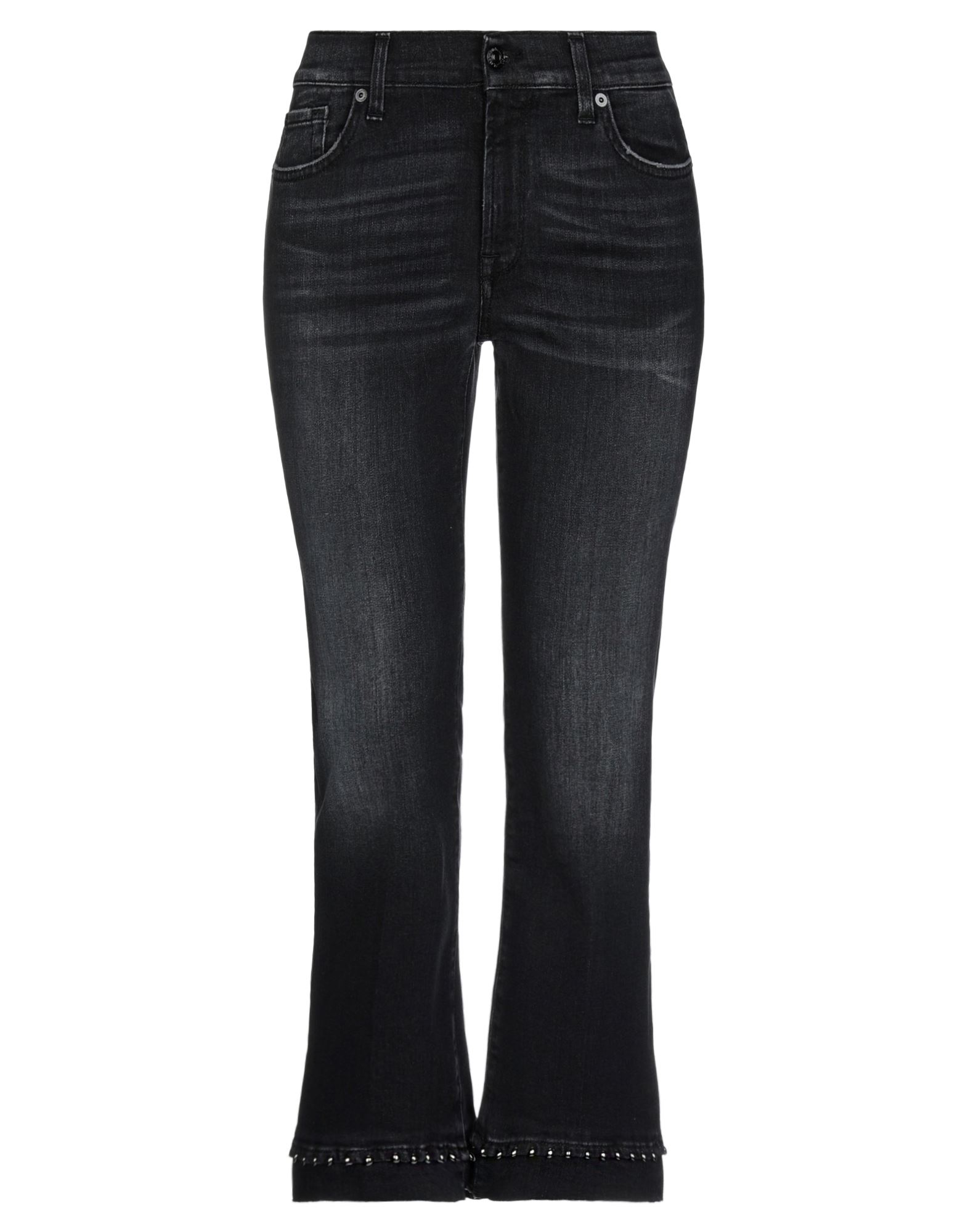 7 FOR ALL MANKIND Jeanshose Damen Schwarz 7 FOR ALL MANKIND Jeanshose Damen Schwarz von 7 FOR ALL MANKIND