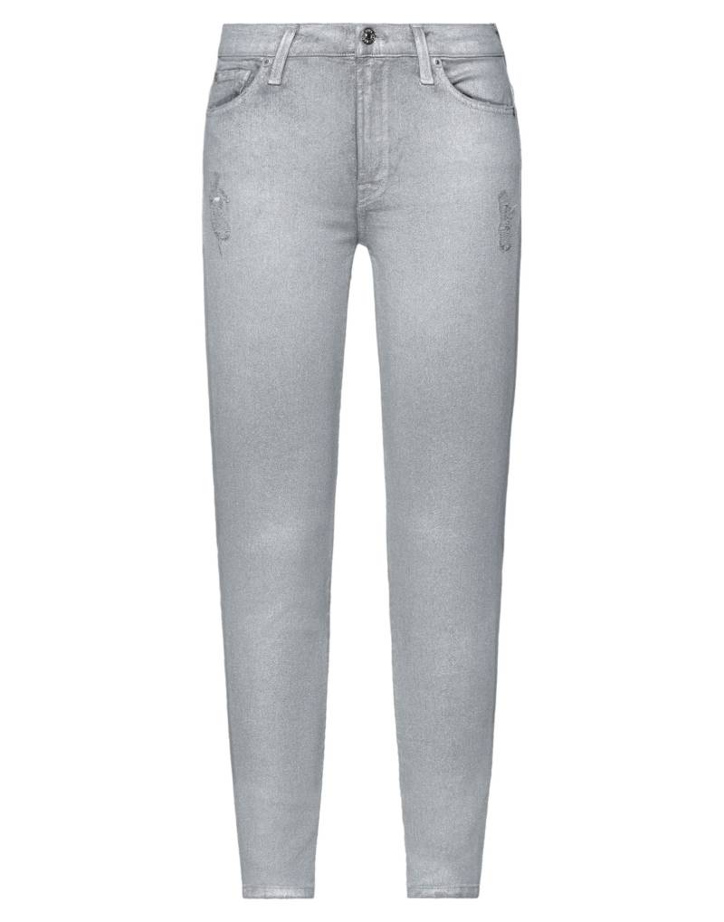7 FOR ALL MANKIND Jeanshose Damen Silber von 7 FOR ALL MANKIND