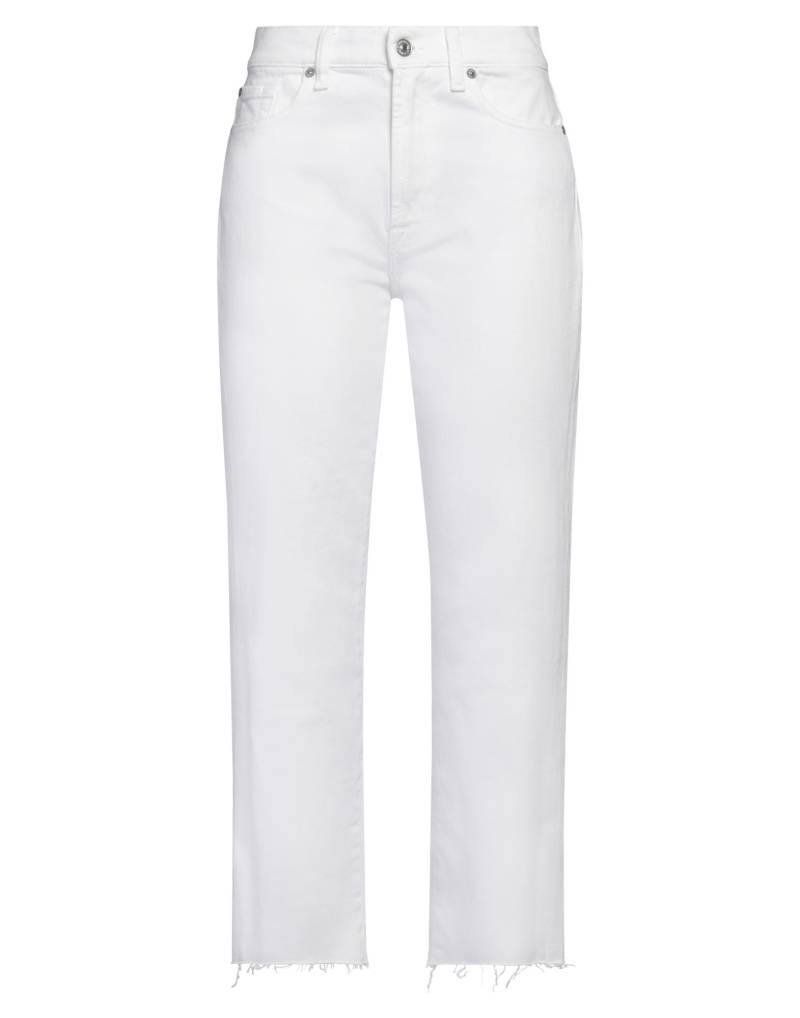 7 FOR ALL MANKIND Jeanshose Damen Weiß von 7 FOR ALL MANKIND