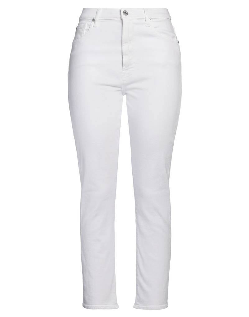 7 FOR ALL MANKIND Jeanshose Damen Weiß von 7 FOR ALL MANKIND