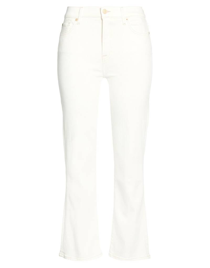 7 FOR ALL MANKIND Jeanshose Damen Weiß von 7 FOR ALL MANKIND