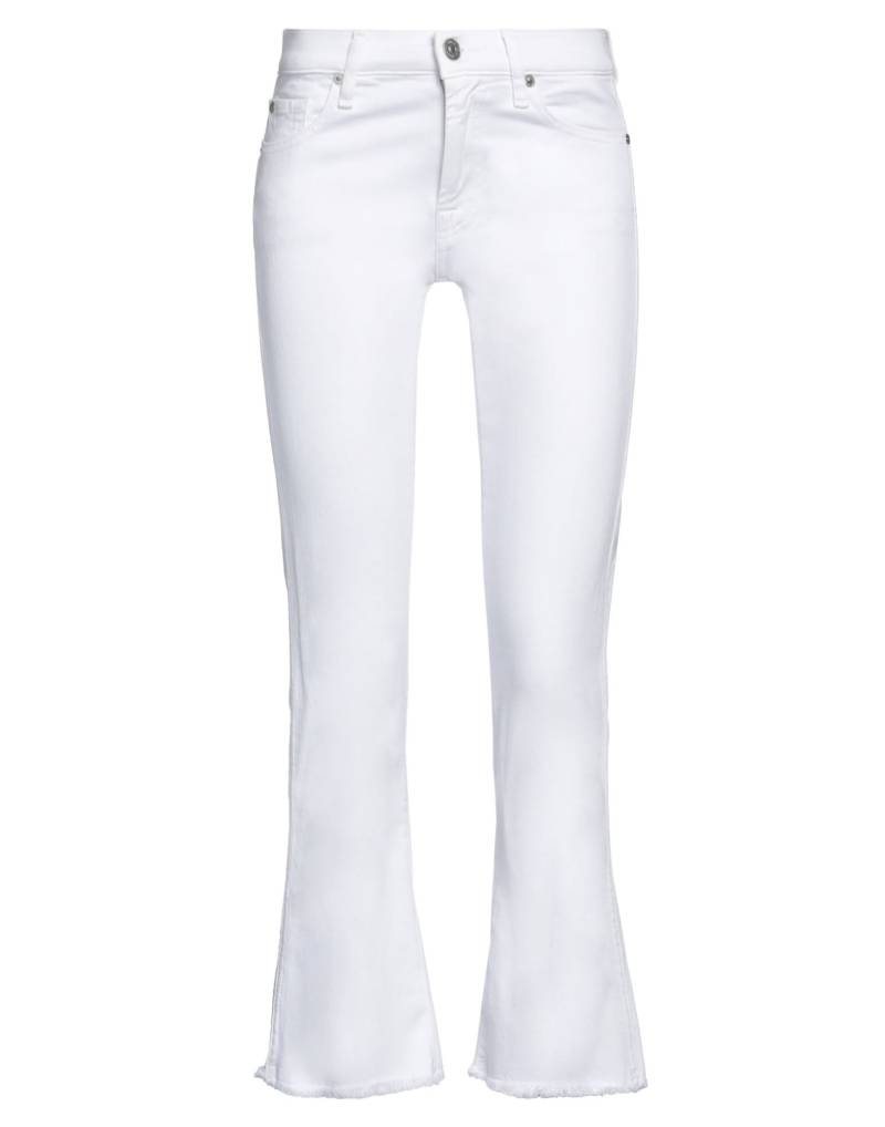 7 FOR ALL MANKIND Jeanshose Damen Weiß von 7 FOR ALL MANKIND