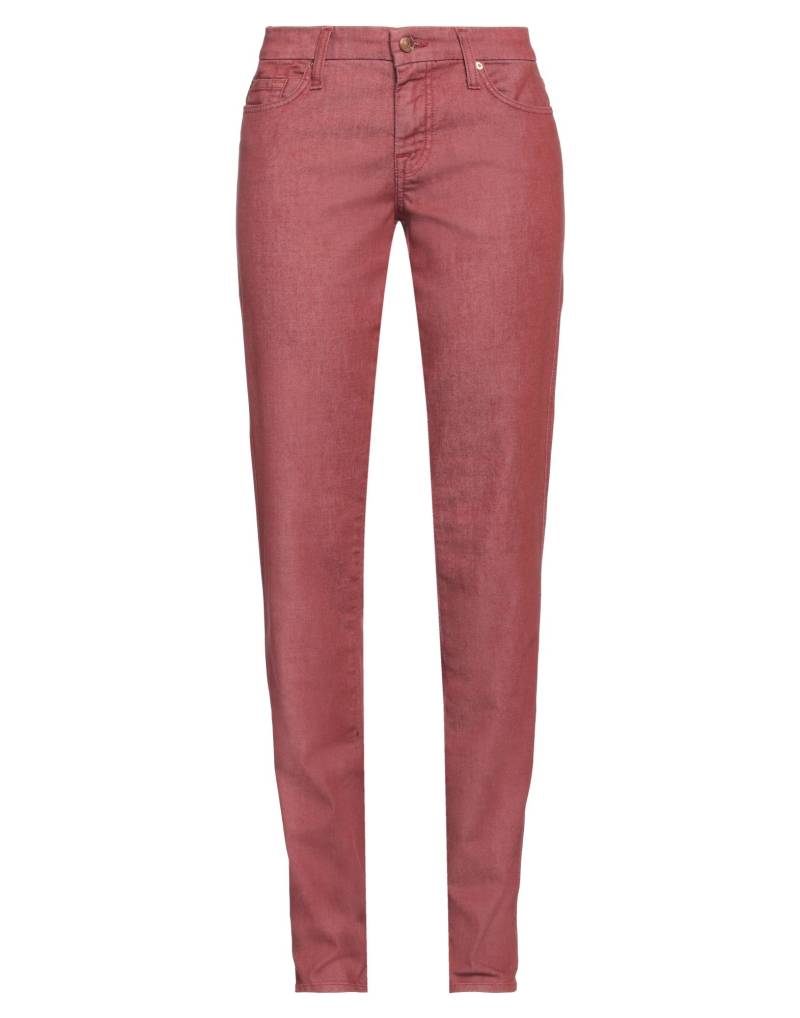 7 FOR ALL MANKIND Jeanshose Damen Ziegelrot von 7 FOR ALL MANKIND