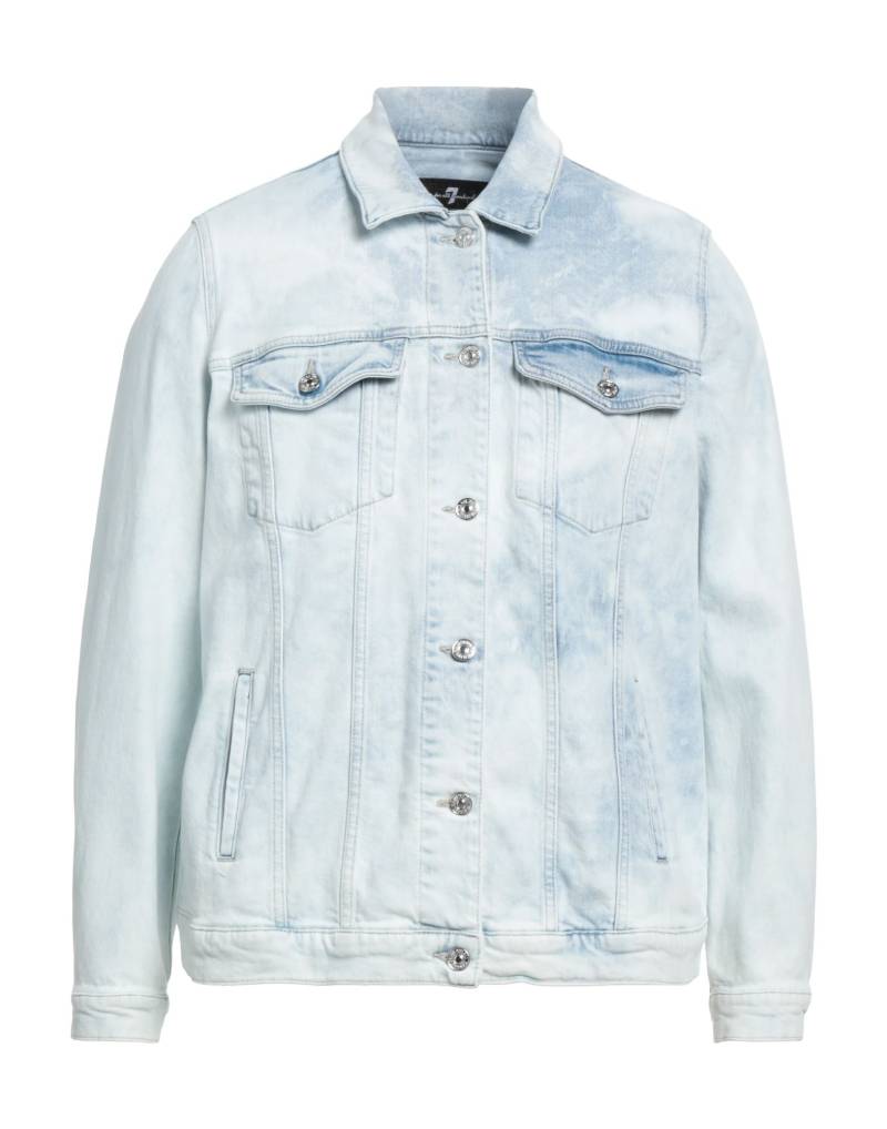 7 FOR ALL MANKIND Jeansjacke/-mantel Herren Blau von 7 FOR ALL MANKIND
