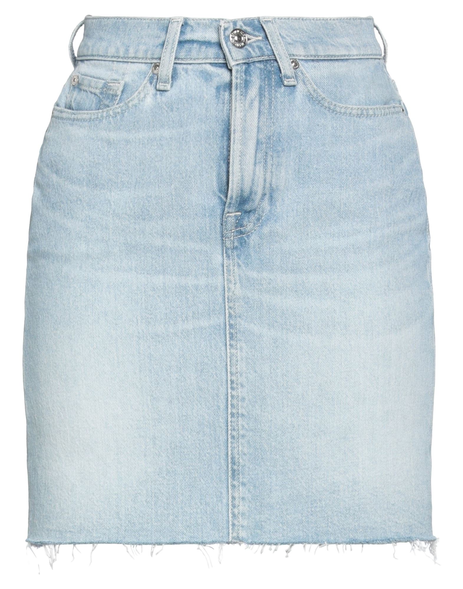 7 FOR ALL MANKIND Jeansrock Damen Blau 7 FOR ALL MANKIND Jeansrock Damen Blau von 7 FOR ALL MANKIND