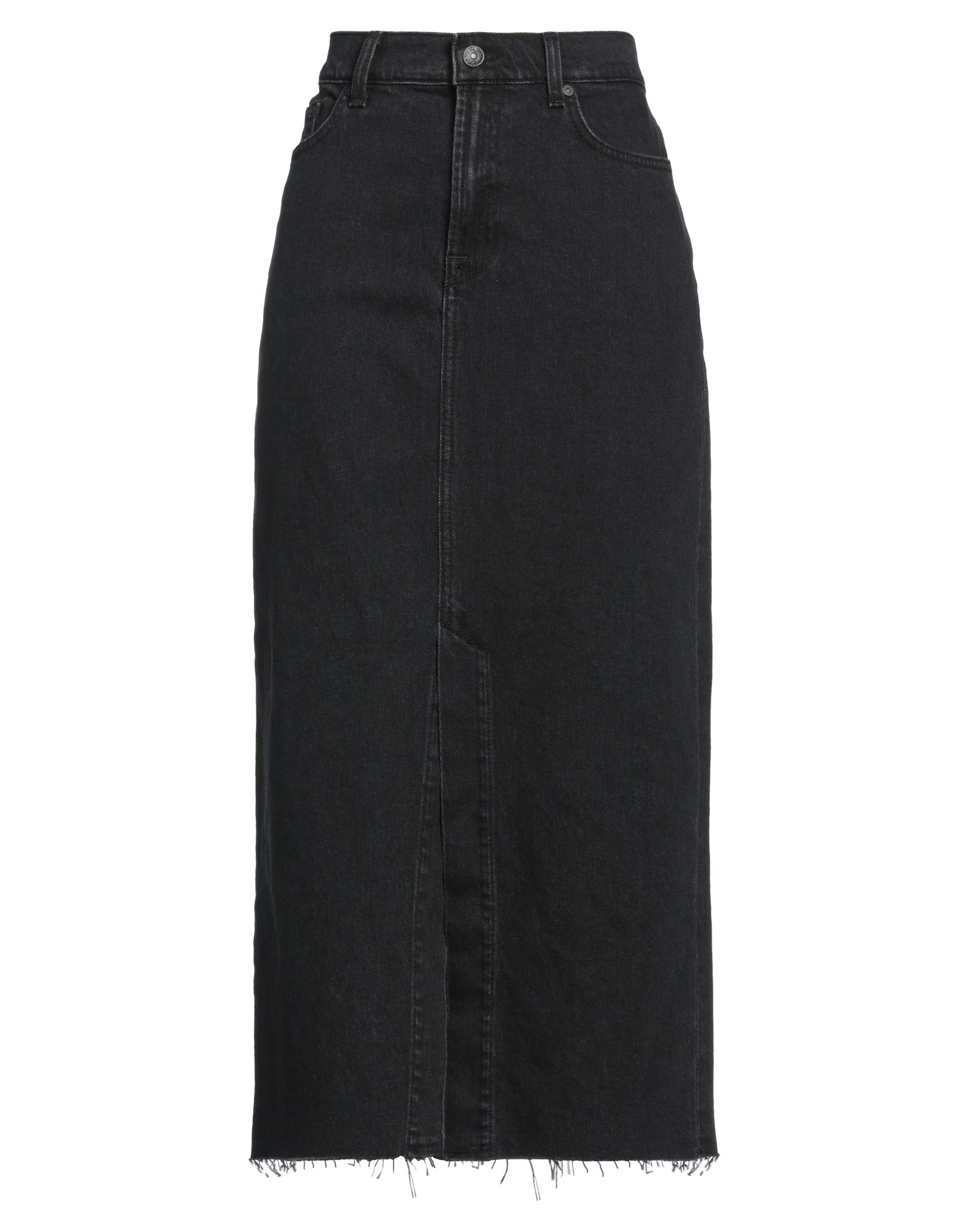 7 FOR ALL MANKIND Jeansrock Damen Schwarz 7 FOR ALL MANKIND Jeansrock Damen Schwarz von 7 FOR ALL MANKIND