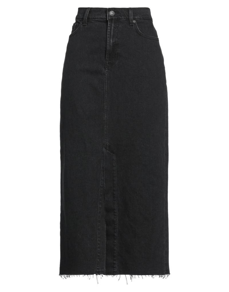 7 FOR ALL MANKIND Jeansrock Damen Schwarz von 7 FOR ALL MANKIND