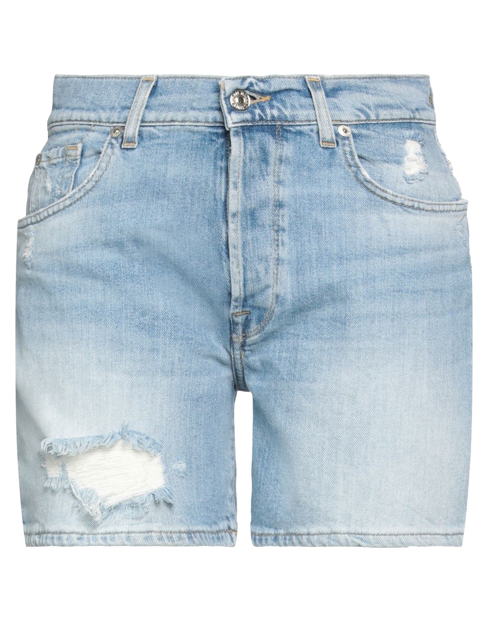 7 FOR ALL MANKIND Jeansshorts Damen Blau von 7 FOR ALL MANKIND