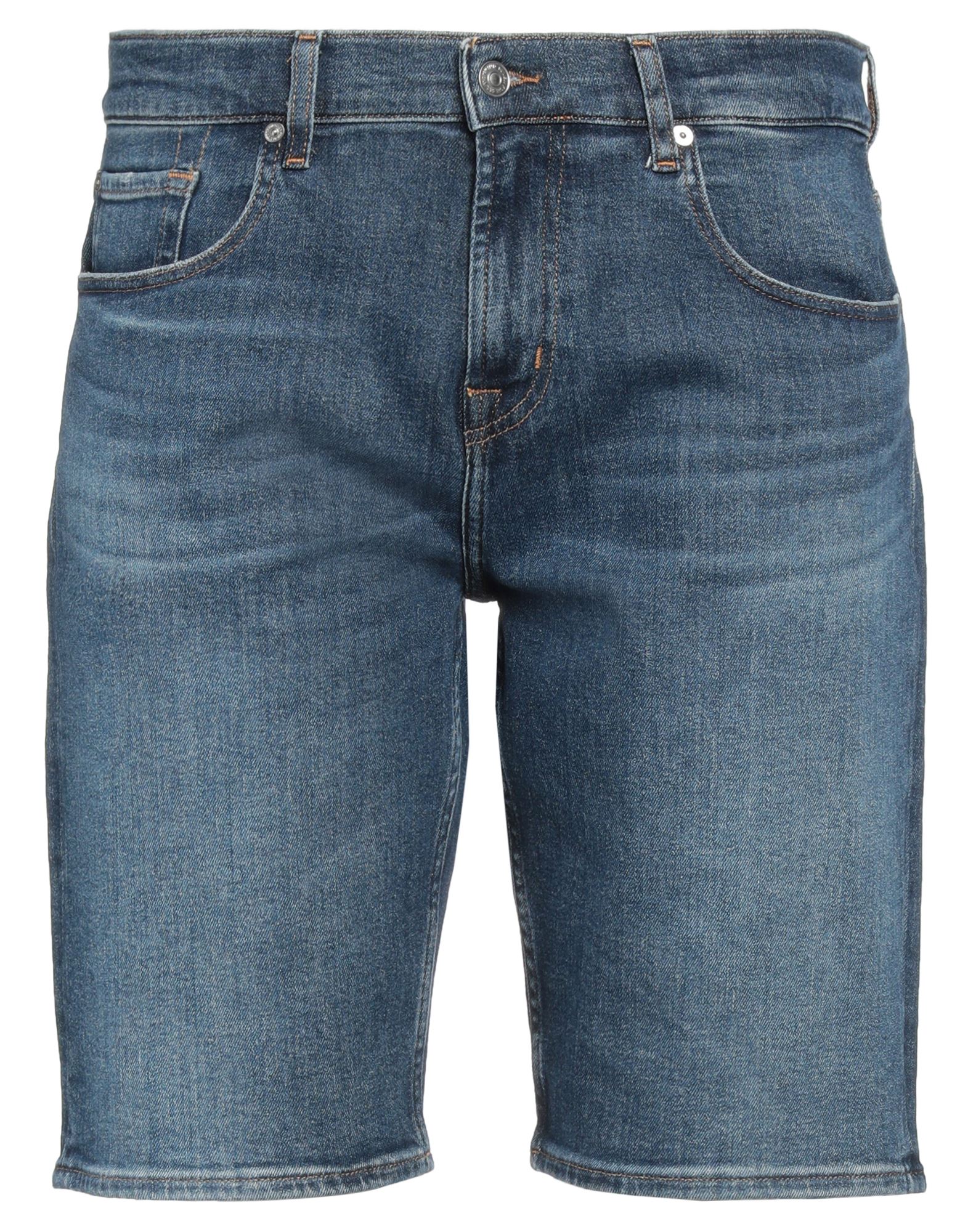 7 FOR ALL MANKIND Jeansshorts Herren Blau von 7 FOR ALL MANKIND