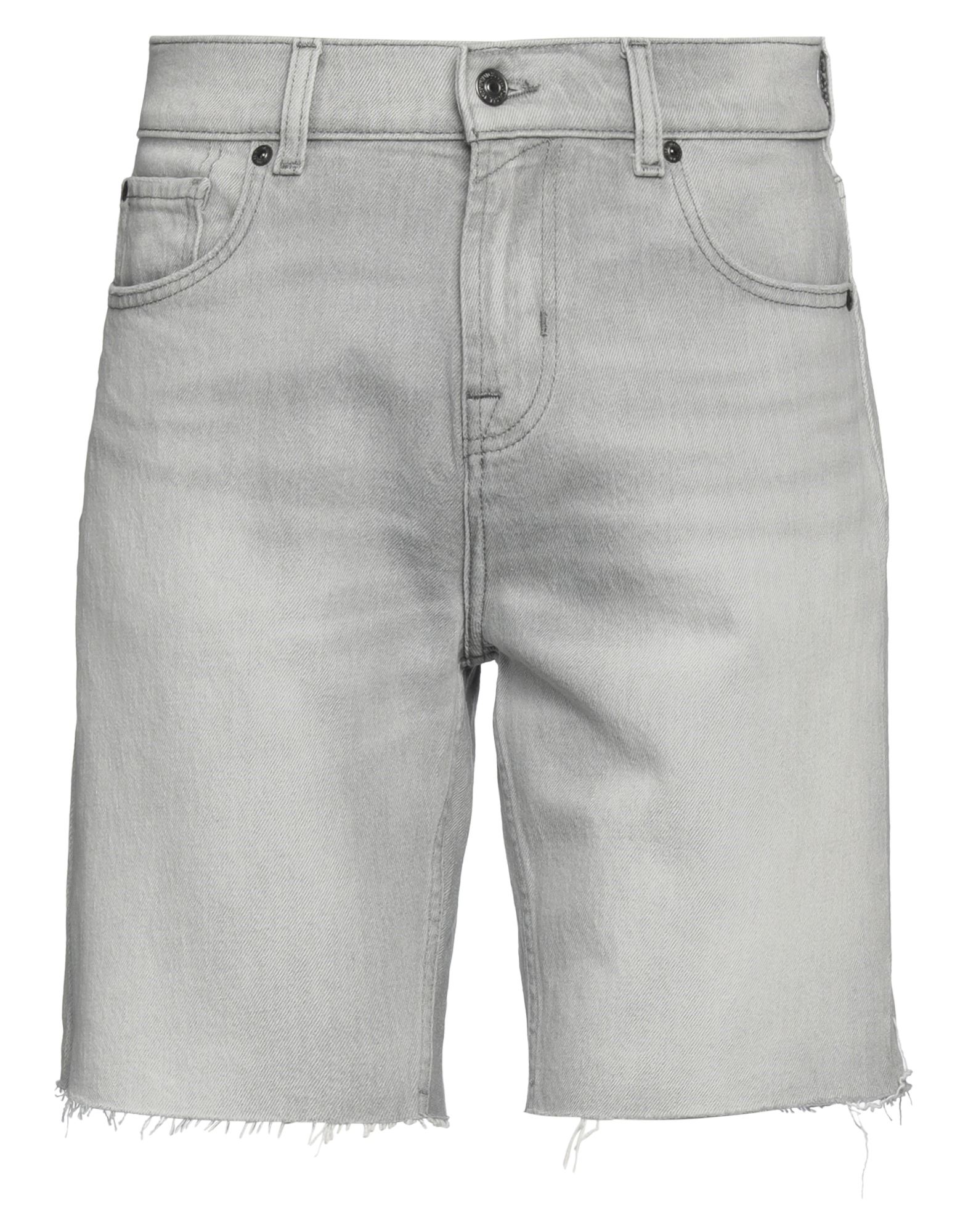 7 FOR ALL MANKIND Jeansshorts Herren Grau von 7 FOR ALL MANKIND