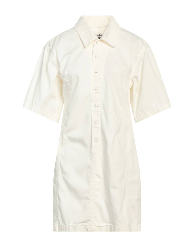 7 FOR ALL MANKIND Mini-kleid Damen Cremeweiß von 7 FOR ALL MANKIND