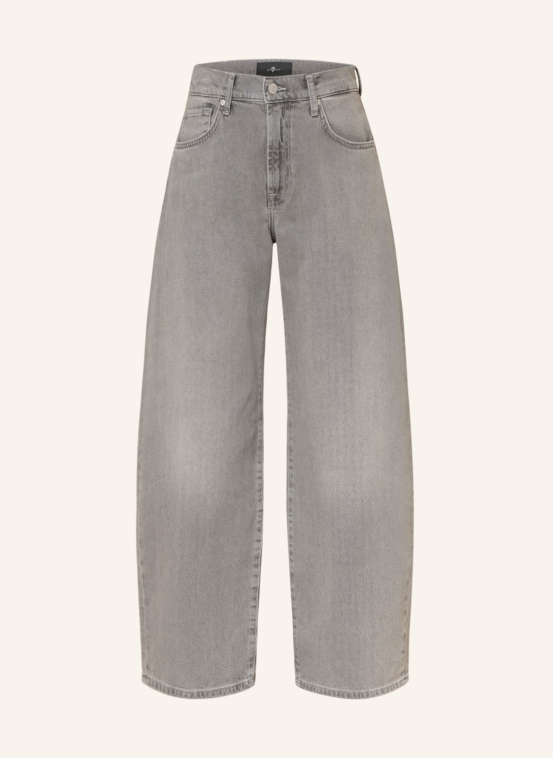 7 For All Mankind Barrel Jeans Bonnie Curvilinear grau von 7 For All Mankind