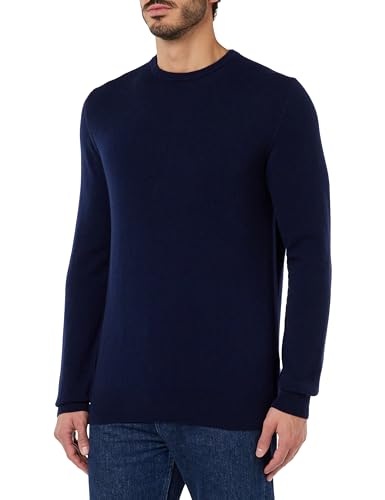 7 For All Mankind Crew Neck Knit Cashmere w/Stitch Detail Navy von 7 For All Mankind