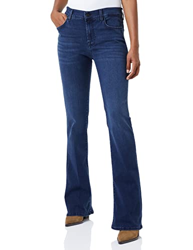 7 For All Mankind Damen Bootcut Bair Eco Jeans, Dark Blue, 27W / 27L EU von 7 For All Mankind