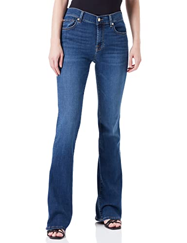 7 For All Mankind Damen Bootcut Bair Eco Jeans, Mid Blue, 36W / 36L EU von 7 For All Mankind