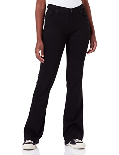 7 For All Mankind Damen Bootcut Bair Eco Jeans, Schwarz, 24W / 24L EU von 7 For All Mankind