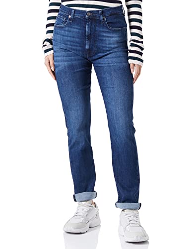 7 For All Mankind Damen Easy Slim Soho Jeans, Dark Blue, 30 EU von 7 For All Mankind