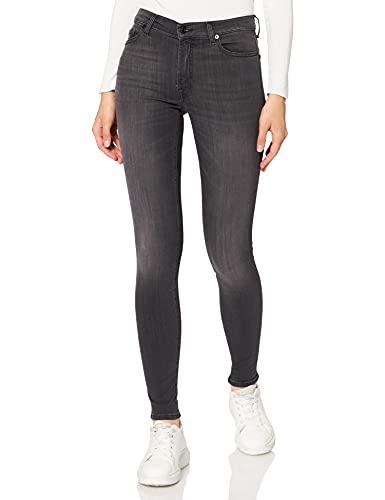 7 For All Mankind Damen Hw Skinny Jeans, Schwarz (Black Bf), 27W / 30L EU von 7 For All Mankind