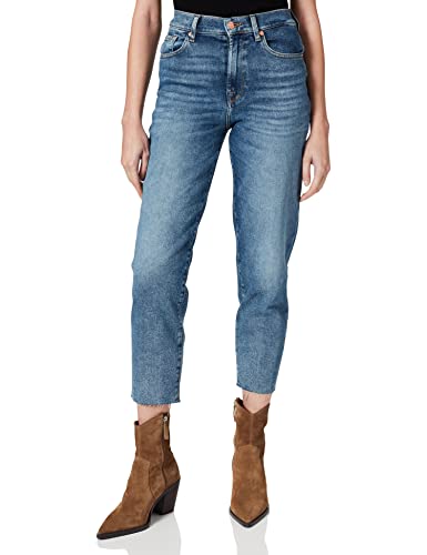 7 For All Mankind Damen JSA71200LV Jeans, Mid Blue, 25 von 7 For All Mankind