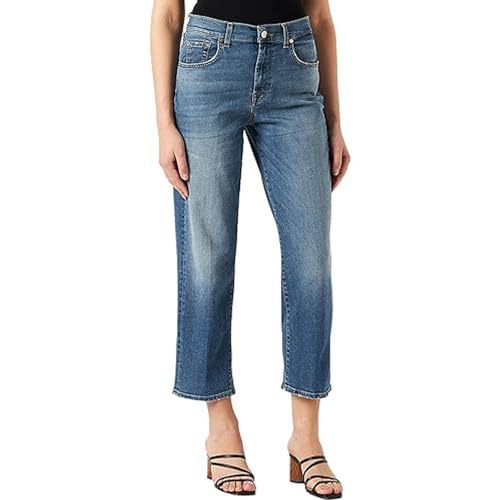 7 For All Mankind Damen JSAN44A0IC Jeans, Mid Blue, 31 von 7 For All Mankind