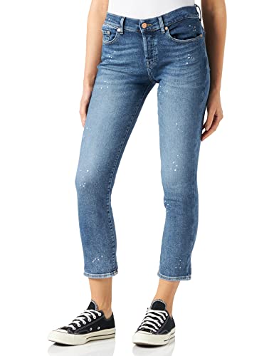 7 For All Mankind Damen JSDS120PLV Jeans, Mid Blue, 27 7 For All Mankind Damen JSDS120PLV Jeans, Mid Blue, 27 von 7 For All Mankind