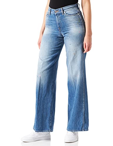 7 For All Mankind Damen JSP0066PMP Jeans, Mid Blue, 24 von 7 For All Mankind