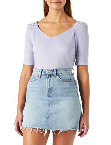 7 For All Mankind Damen Jsmic100 Skirt, Light Blue, 25 EU von 7 For All Mankind